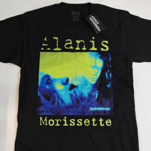 Alanis Morissette - Jagged Little Pill Tricolor Official T Shirt ( Men M, L ) ***READY TO SHIP from Hong Kong***